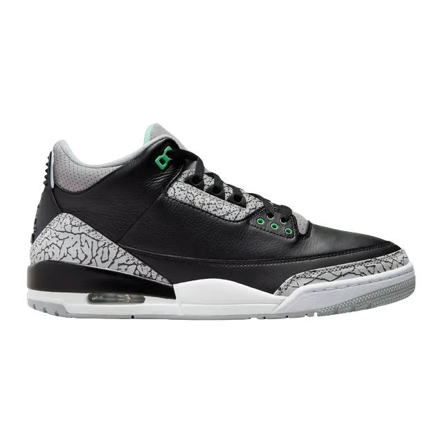 Jordan 3 Retro Green Glow — Authentic Shoes & Footwear at CLZTURE