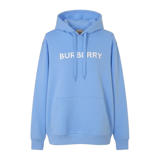 Burberry Sweatshirt Blue Logo — Authentic Burberry in stock at CLZTURE