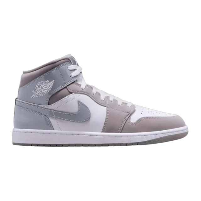Jordan 1 Mid Se Patent Cool Grey — Authentic Jordan at CLZTURE