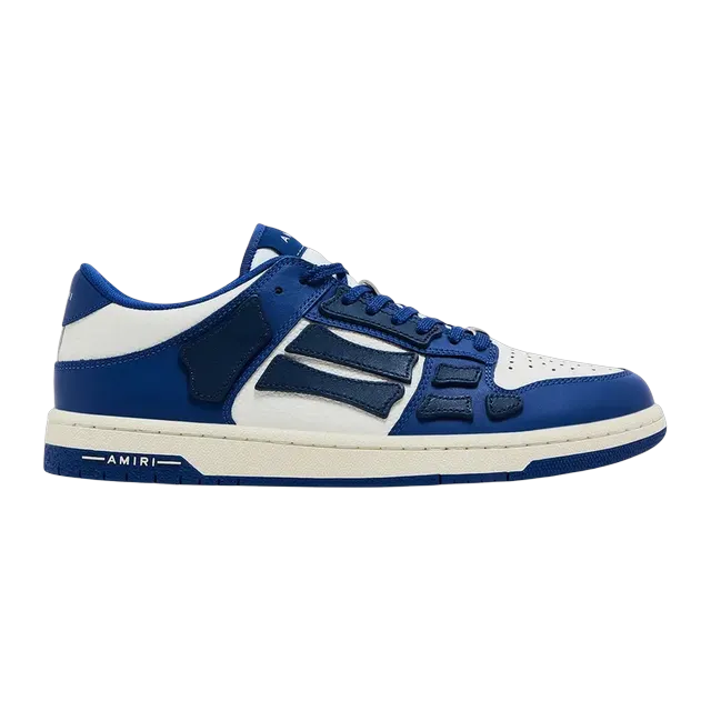 Amiri Skel Top Low Blue White — Authentic Shoes & Footwear at CLZTURE