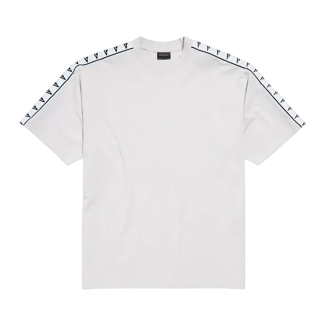 Balenciaga T-Shirt Stripe White — Authentic Balenciaga in stock at CLZTURE