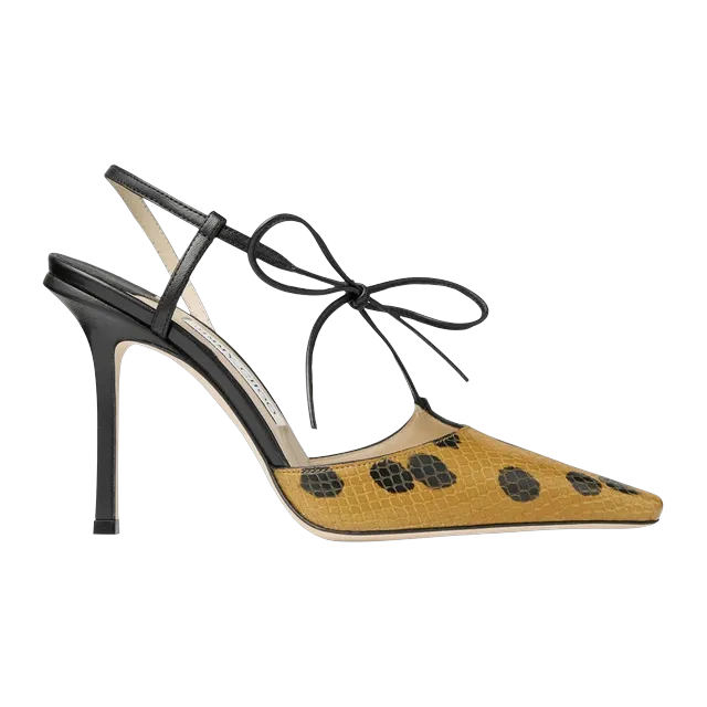 Jimmy Choo Bow 100Mm Brown — Authentic Jimmy Choo in stock at CLZTURE
