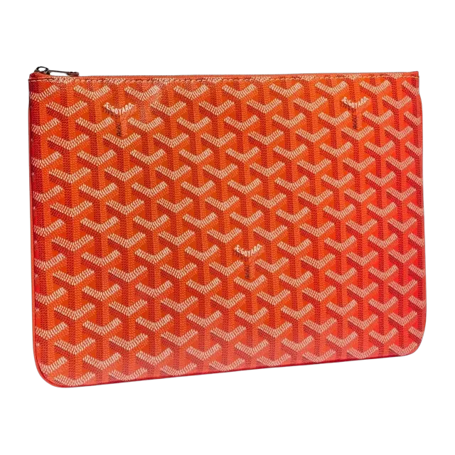 Goyard Sénat Mm 30Cm Orange — Authentic Clutches & Pouches at CLZTURE