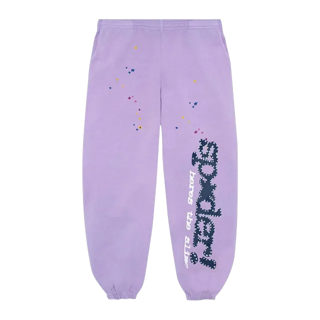 Sp5der Açaí Sweatpant Purple — Authentic Pants & Trousers at CLZTURE