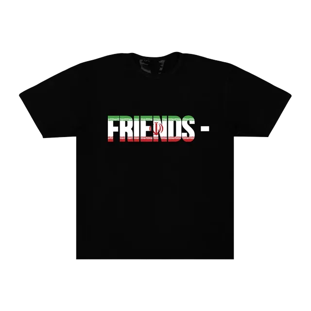 Vlone Friends – Irn T-Shirt Black — Authentic T-Shirts at CLZTURE
