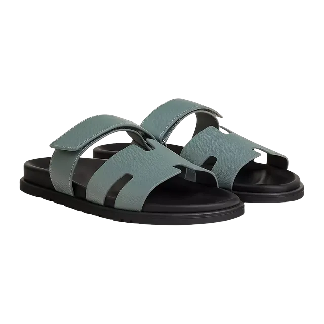 Hermès Sandals Chypre Blue — Authentic Hermès in stock at CLZTURE