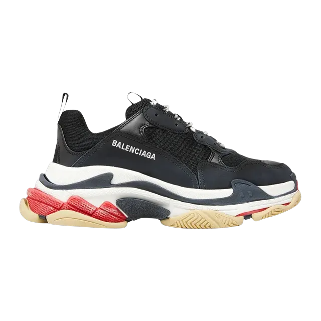 Balenciaga Triple S Black Red — Authentic Shoes & Footwear at CLZTURE