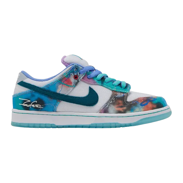 Futura Laboratories x Dunk Low SB Bleached Aqua — Authentic Nike in stock at CLZTURE