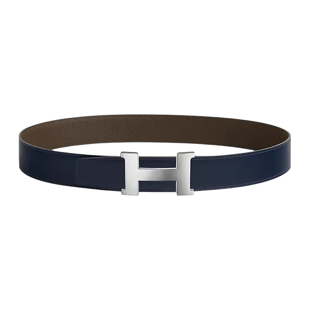 Hermès Boucle Constance 38Mm Blue Brown — Authentic Hermès in stock at CLZTURE