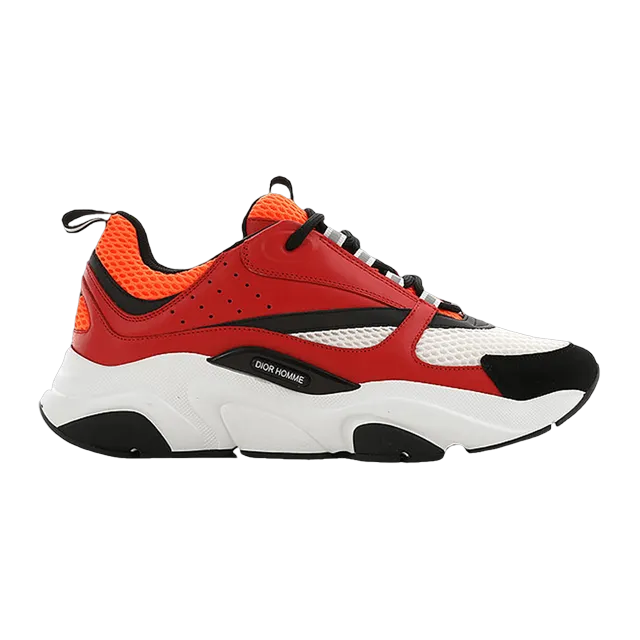 Dior Sneakers B22 Red Orange — Authentic Shoes & Footwear at CLZTURE