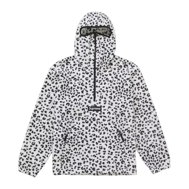 Supreme Polartec Facemask Half-Zip Hooded Leopard — Authentic Supreme in stock at CLZTURE