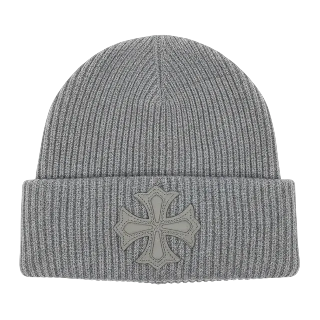 Chrome Hearts Beanie Logo Grey — Authentic Accessories at CLZTURE