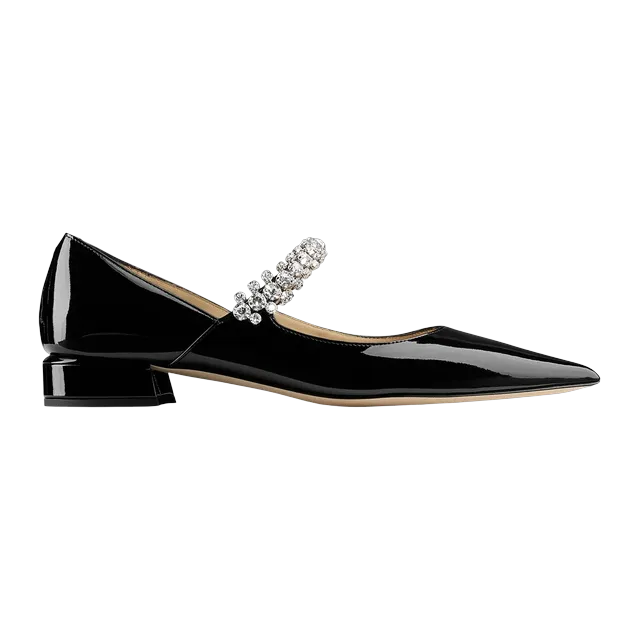 Jimmy Choo Bing Pump Flat Black — Authentic at CLZTURE