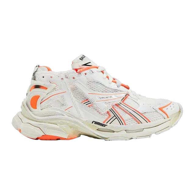 Balenciaga Runner Eggshell Neon Orange — Authentic Shoes & Footwear at CLZTURE