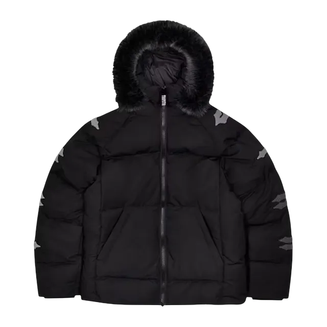 Trapstar Irongate Chenille Sleeve Puffer Black — Authentic Jackets & Outerwear at CLZTURE