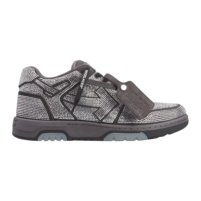 Off-White Out of Office Dark Grey Strass — Authentic Shoes & Footwear at CLZTURE