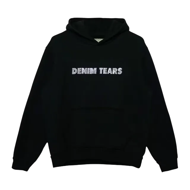 Denim Tears Bust Down Tears Hoodie Black — Authentic Hoodies & Sweats at CLZTURE