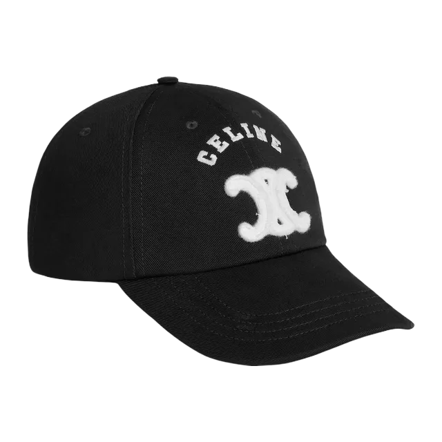Céline Cap Triomphe Gabardine Coton Black — Authentic Accessories at CLZTURE