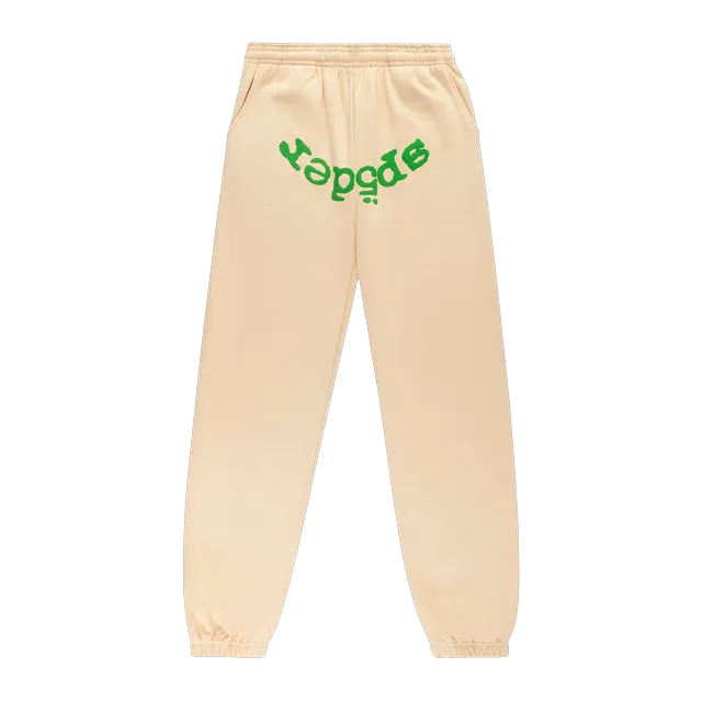 Sp5der Og Web V2 Sweatpant Cream — Authentic Pants & Trousers at CLZTURE