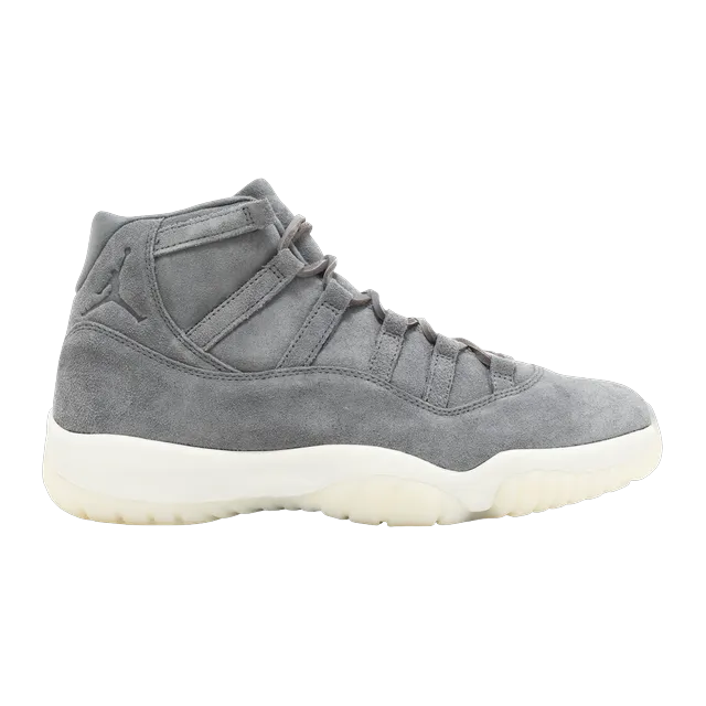 Jordan 11 Retro Premium Grey Suede — Authentic Shoes & Footwear at CLZTURE