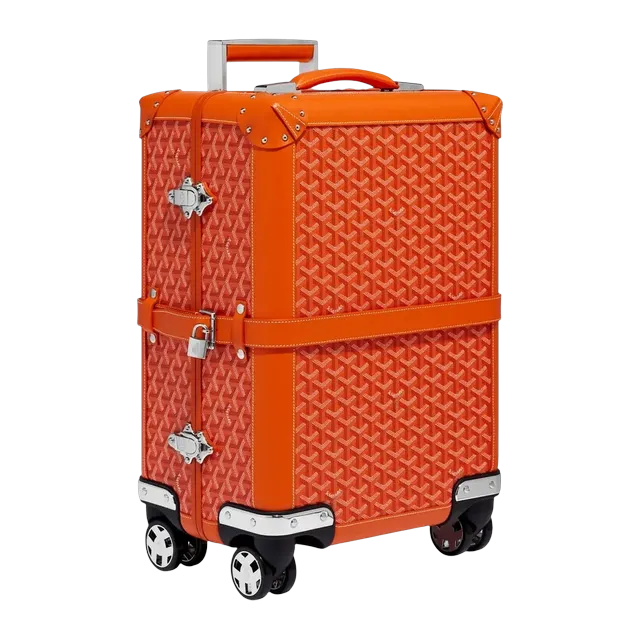 Goyard Bourget Pm Trolley Case Orange — Authentic Bags & Luggage at CLZTURE
