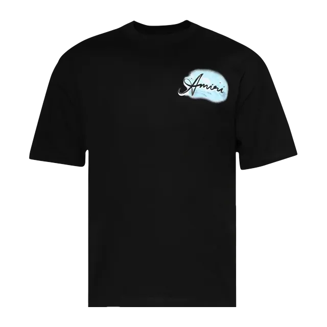 Amiri Airbrush Oversized T-Shirt Black — Authentic T-Shirts at CLZTURE