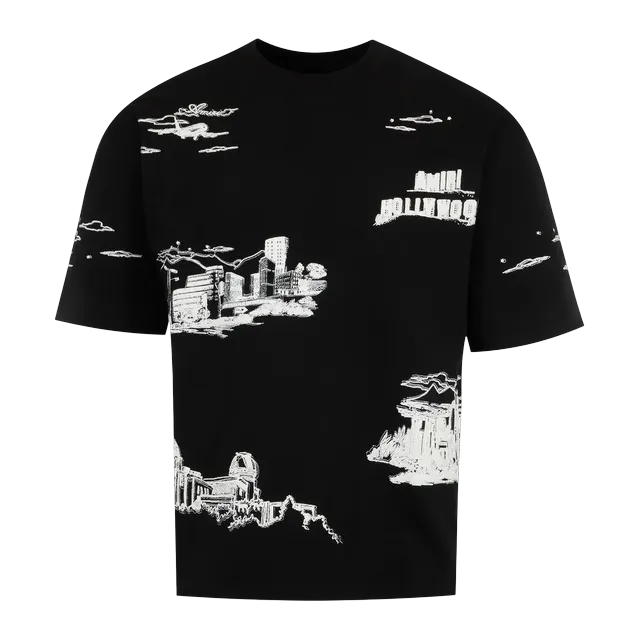 Amiri La Landmark T-Shirt Black — Authentic AMIRI in stock at CLZTURE