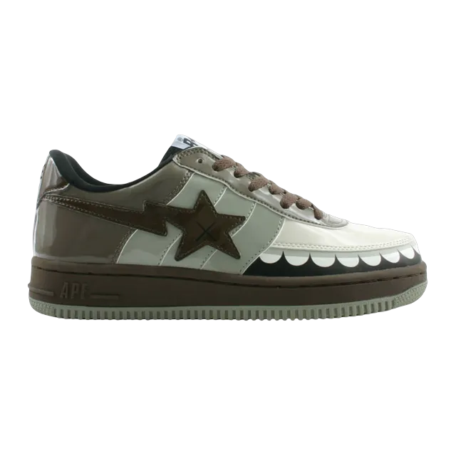BAPE Kaws x Bapesta Fs-029 Low Chompers – Brown — Authentic Shoes & Footwear at CLZTURE