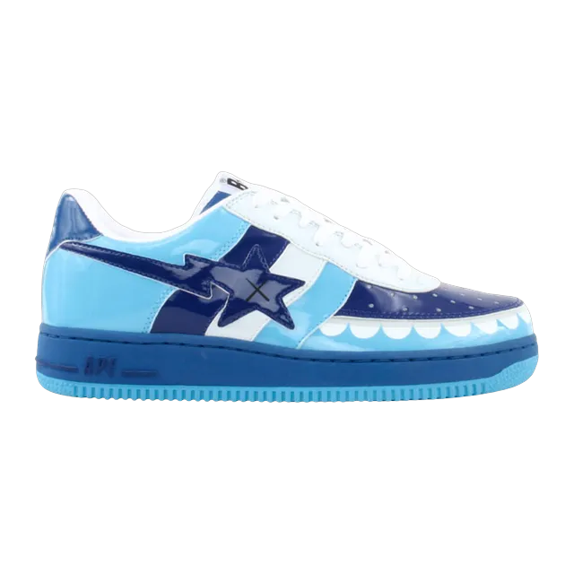BAPE Kaws x Bapesta Fs-029 Low Chompers – Blue — Authentic Shoes & Footwear at CLZTURE