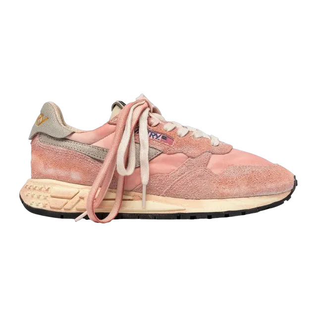 Autry Reelwind Super Vintage Low Pink — Authentic Shoes & Footwear at CLZTURE