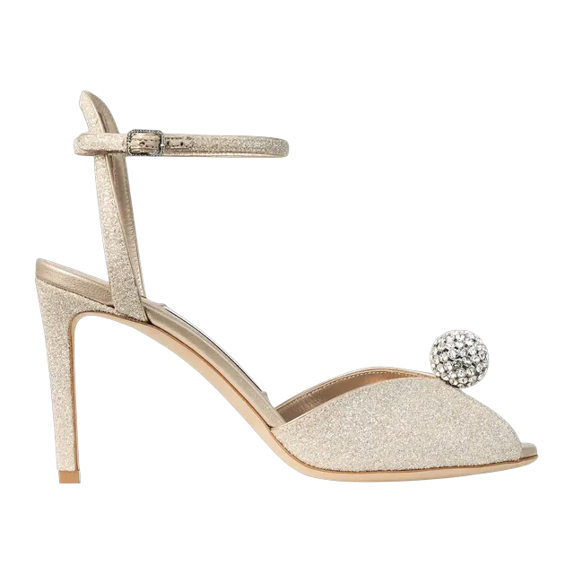 Jimmy Choo Sacora 85Mm White — Authentic Jimmy Choo in stock at CLZTURE