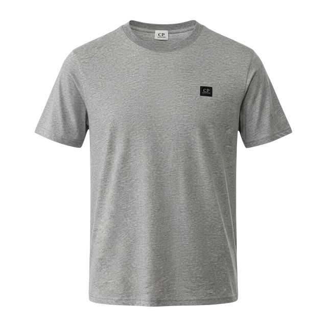 C.P. Company T-Shirt Logo Grey — Authentic T-Shirts at CLZTURE