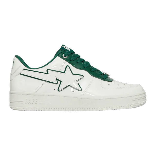 BAPE Bapesta #8 M1 White Green — Authentic Shoes & Footwear at CLZTURE