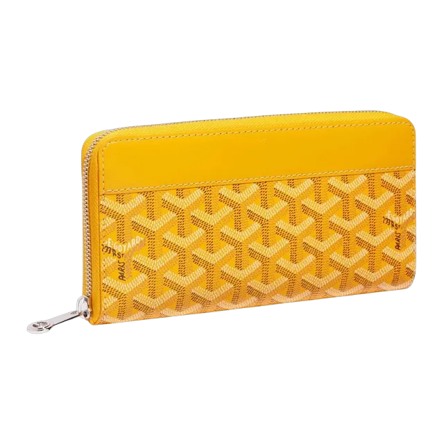Goyard Wallet Matignon Gm 20Cm Yellow — Authentic Goyard in stock at CLZTURE
