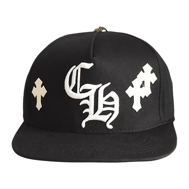 Chrome Hearts Cross Patch Baseball Hat Black — Authentic Chrome Hearts in stock at CLZTURE