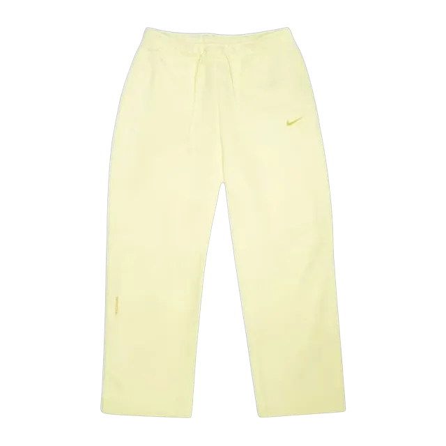 Nocta x Nrg Tech Fleece Open Hem Pants Citron — Authentic Pants & Trousers at CLZTURE
