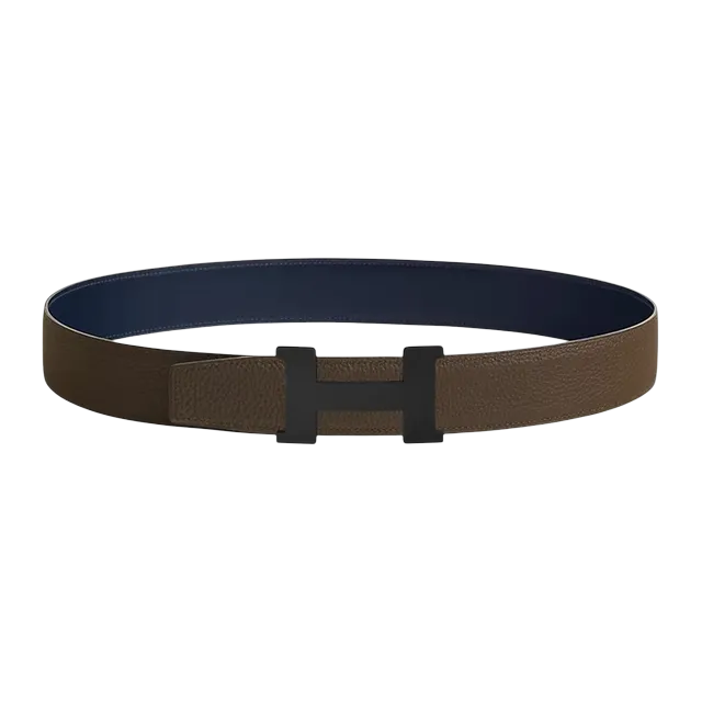Hermès Boucle Constance 38Mm Brown Blue — Authentic Accessories at CLZTURE