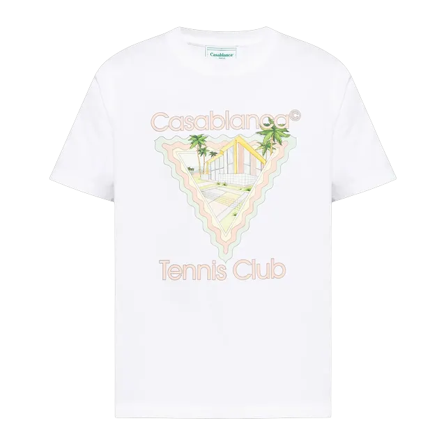 Casablanca Maison De Reve T-Shirt White — Authentic Casablanca in stock at CLZTURE