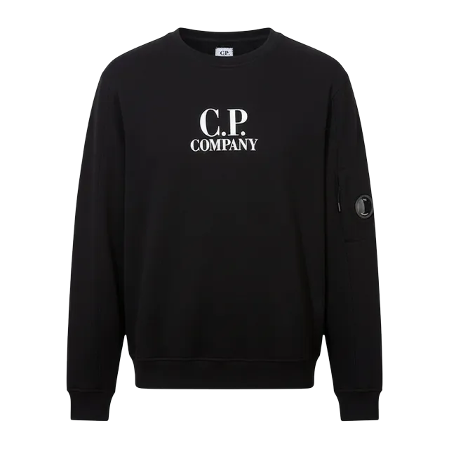 C.P. Company Lens Logo Black — Authentic Hoodies & Sweats at CLZTURE