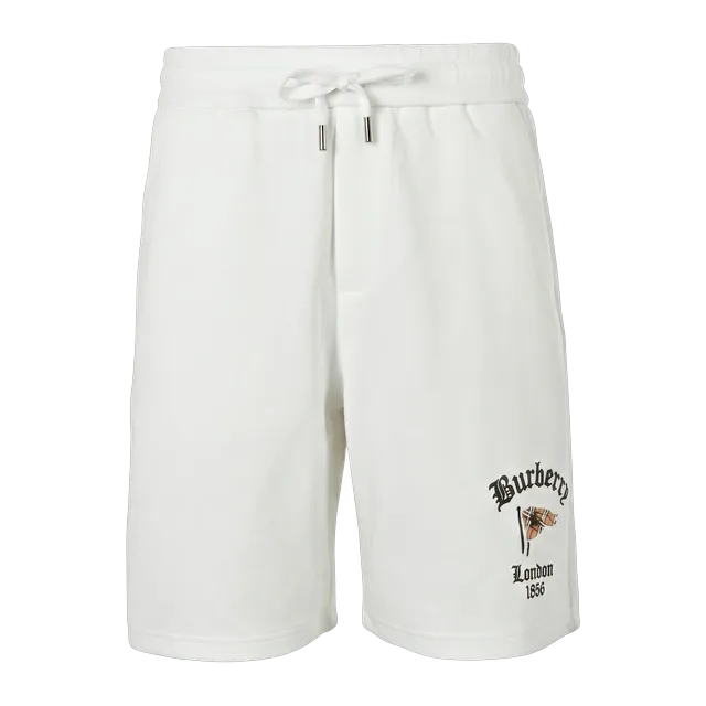Burberry Shorts Cotton Flag White — Authentic Shorts at CLZTURE