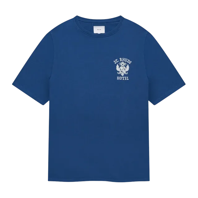 St. Rhude Seal T-Shirt Blue — Authentic Rhude in stock at CLZTURE