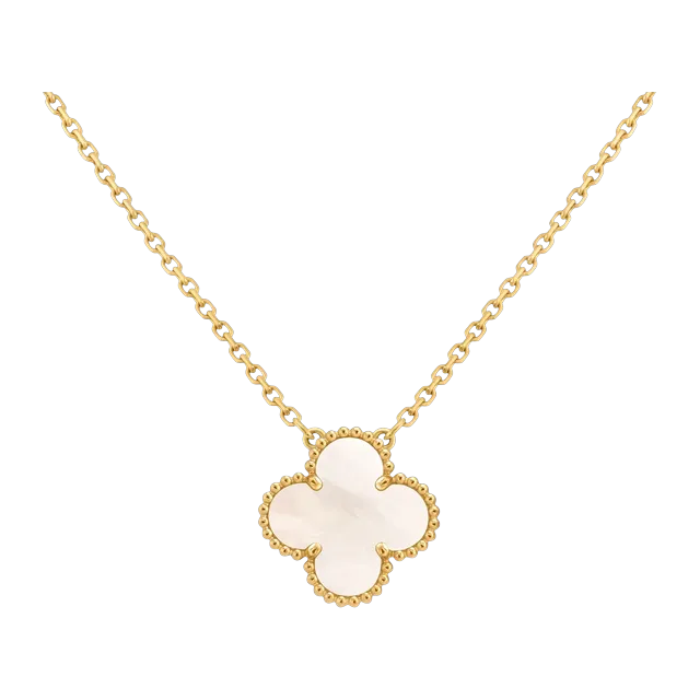 Van Cleef & Arpels Vintage Alhambra Nacre Gold — Authentic Jewelry at CLZTURE