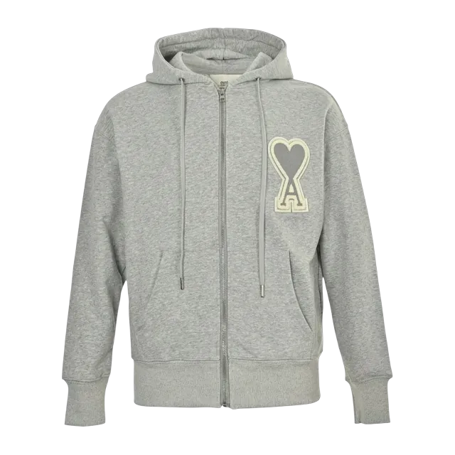 Zip Ami De Coeur Grey — Authentic Hoodies & Sweats at CLZTURE