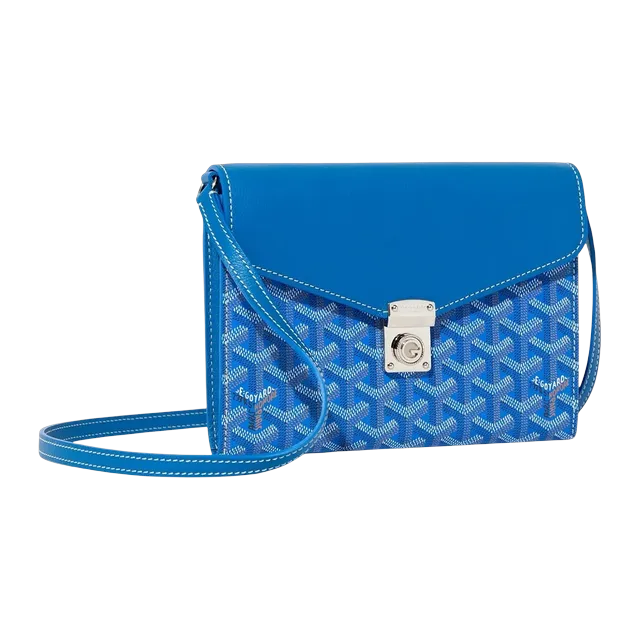 Goyard Wallet-Pouch Chypre 21Cm Blue — Authentic Goyard in stock at CLZTURE