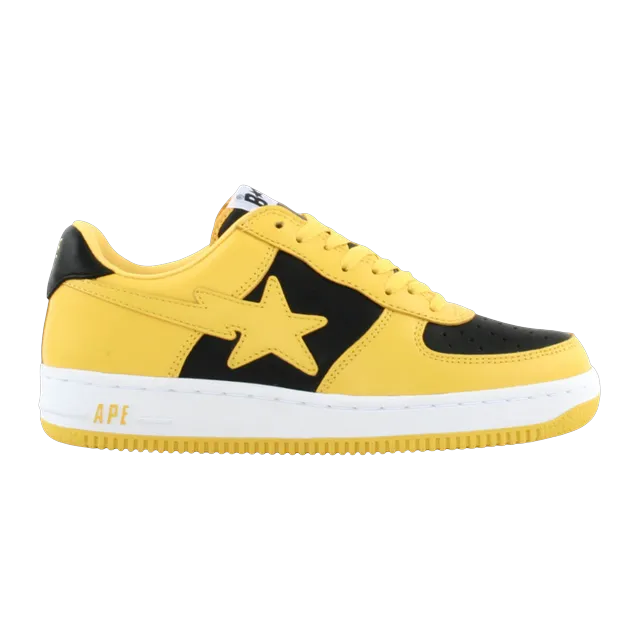 BAPE Bapesta Fs-001 Low Yellow Black — Authentic Shoes & Footwear at CLZTURE