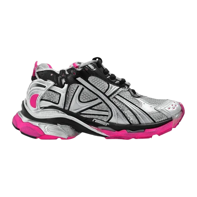Balenciaga Runner Worn Out Silver Pink — Authentic Shoes & Footwear at CLZTURE