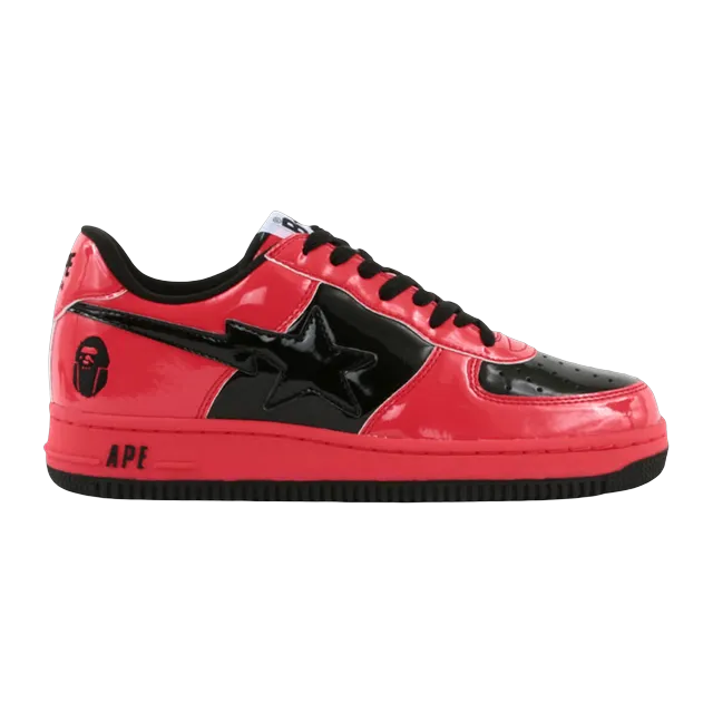 BAPE Bapesta Fs-001 Low Halloween – Red Black — Authentic Shoes & Footwear at CLZTURE