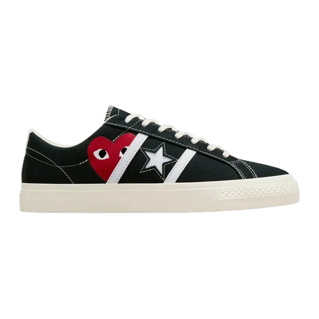 Converse Comme Des Garçons x One Star Academy Pro Black Egret — Authentic Shoes & Footwear at CLZTURE