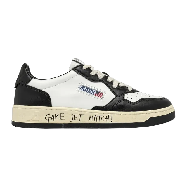 Autry Medalist Low Game Set Match Black — Authentic Shoes & Footwear at CLZTURE