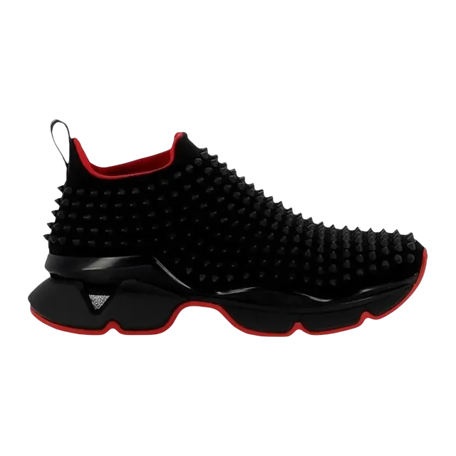 Christian Louboutin Spike Sock Black — Authentic Shoes & Footwear at CLZTURE